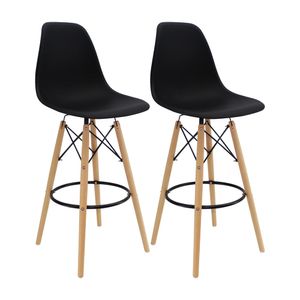 Kit x Sillas Altas DKR Para Barra Tipo Eames
