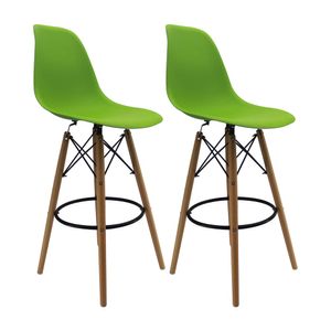 Kit x Sillas Altas DKR Para Barra Tipo Eames