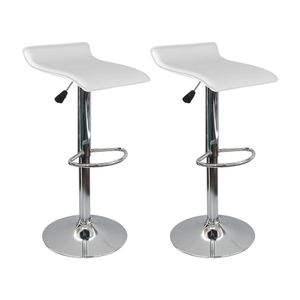 Kit x 2 Sillas Altas Para Barra Wave Bar