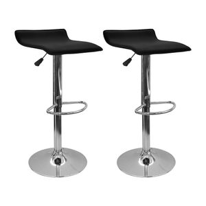 Kit x 2 Sillas Altas Para Barra Wave Bar