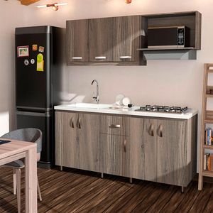 Kit cocina ambar 180x60 blanco soder