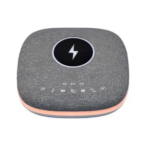 Parlante Recargable Fluss 12W VTA con Luces LED y Base de Carga Inalámbrica