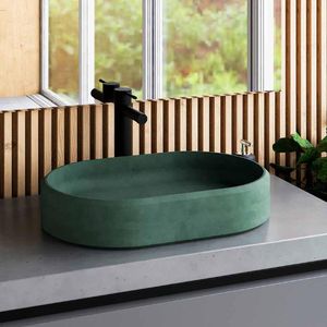 Lavamanos Konkretus Ovalado Tipo Vessel UBUD 02