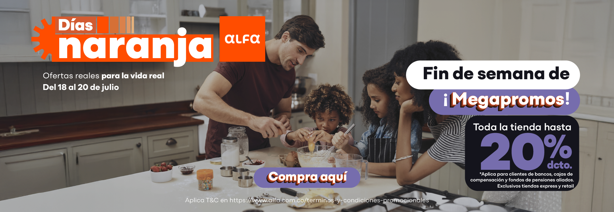 Días naranja hasta 20%OFF​