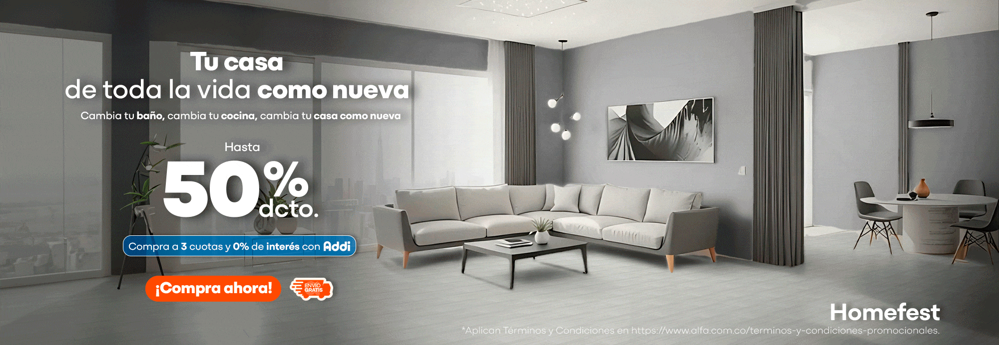 Tu casa como nueva ¡Hasta 50%OFF!​